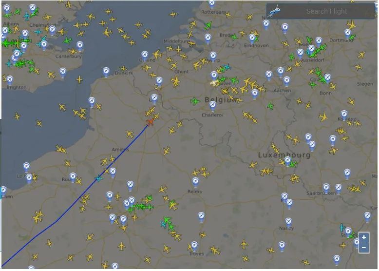 Free Live Flight Tracker Map » Flight Tracker UK